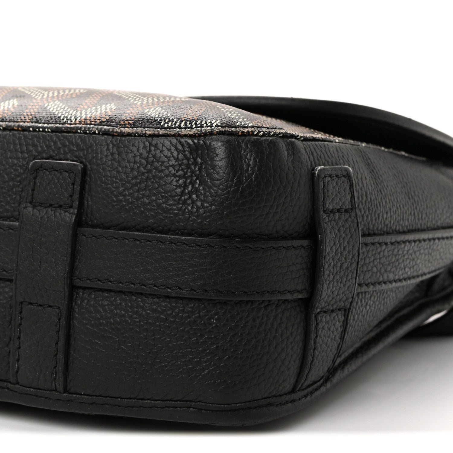 Goyardine Belvedere II MM Messenger Bag Black