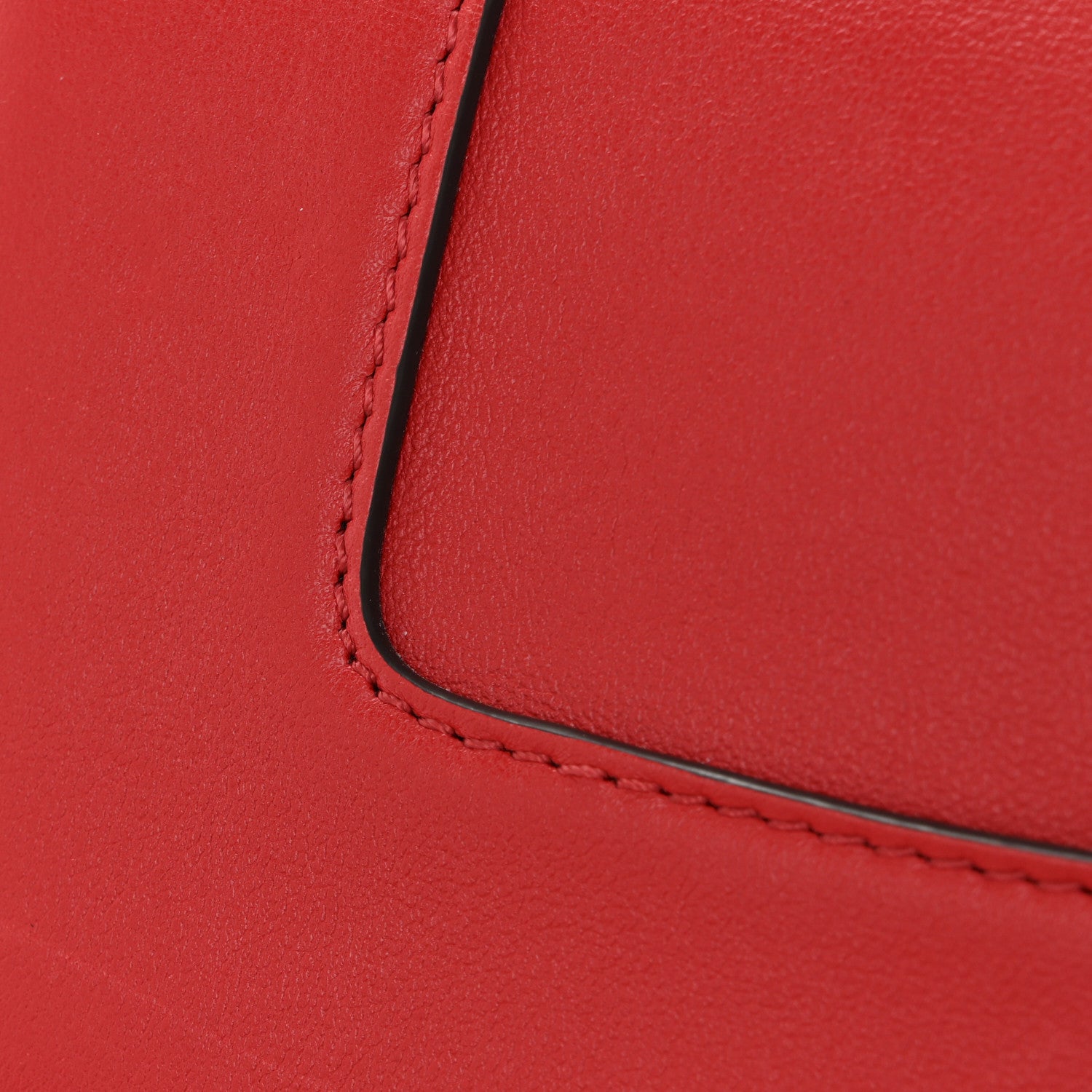 Calfskin Small Supervee Crossbody Bag Rouge Pur