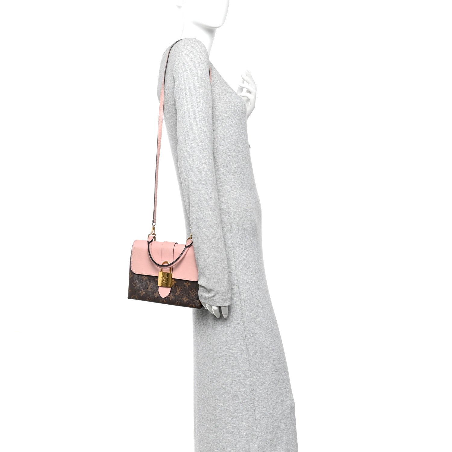 Monogram Locky BB Rose Poudre