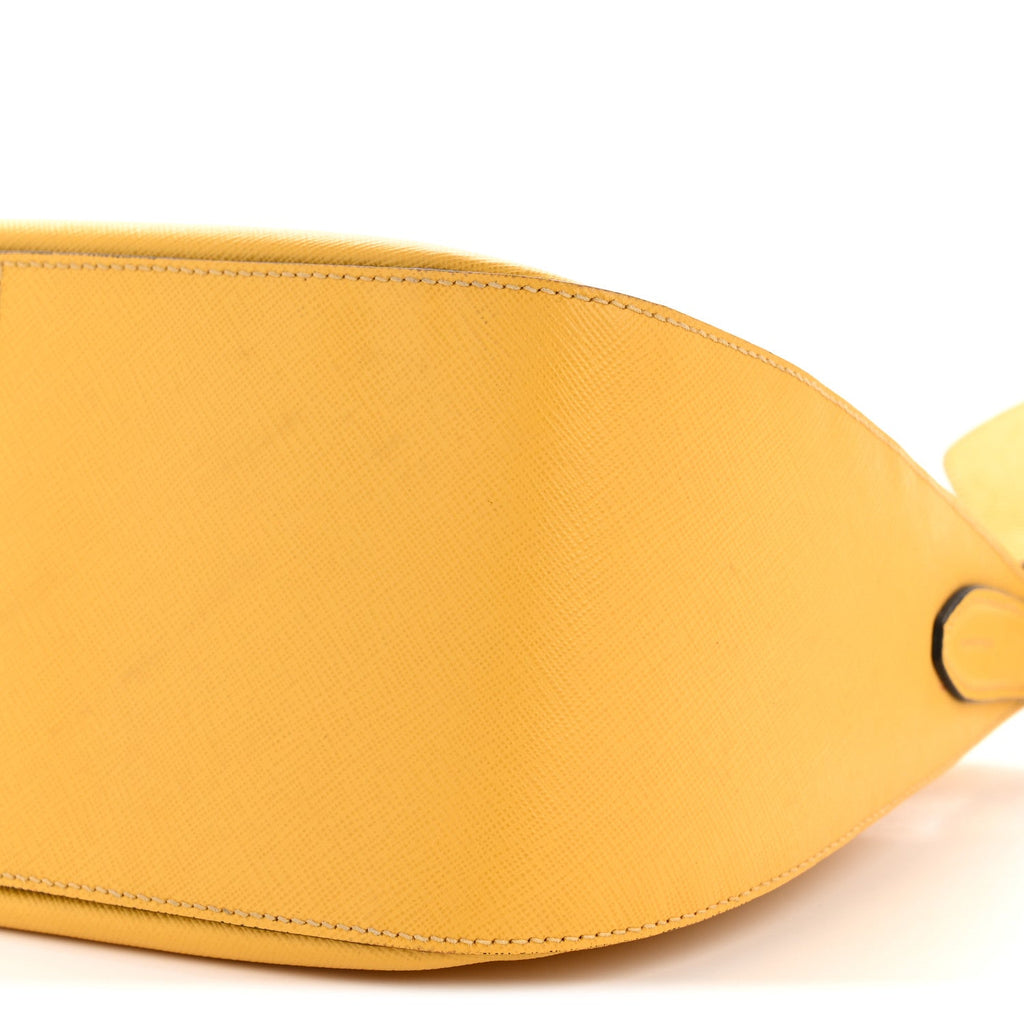 Saffiano Lux Shoulder Bag Soleil
