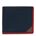 Saffiano Bi-Fold Wallet Baltico Fuoco