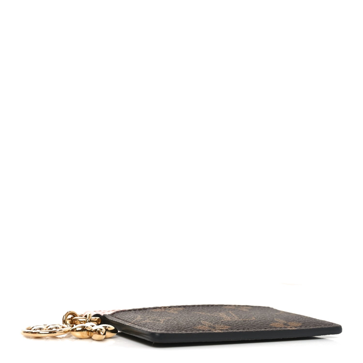 Monogram LV Charms  Holder Rose Ballerine