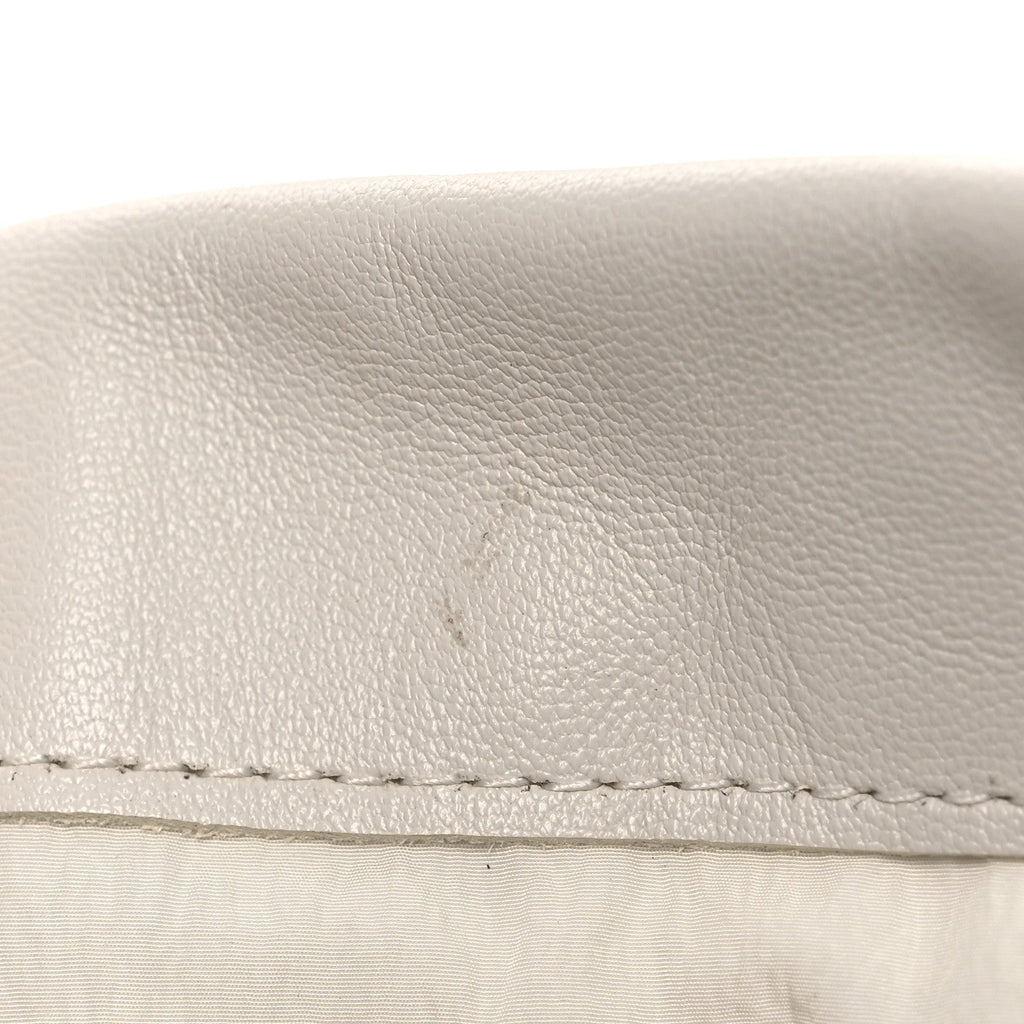 Nappa Intrecciato Heart Medium Dustbag White Dark Red