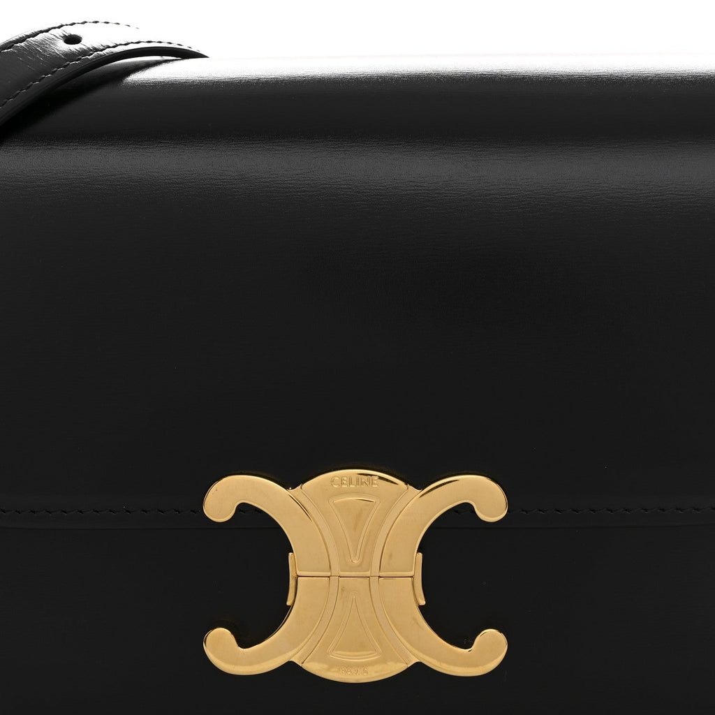 Shiny Calfskin Teen Triomphe Black