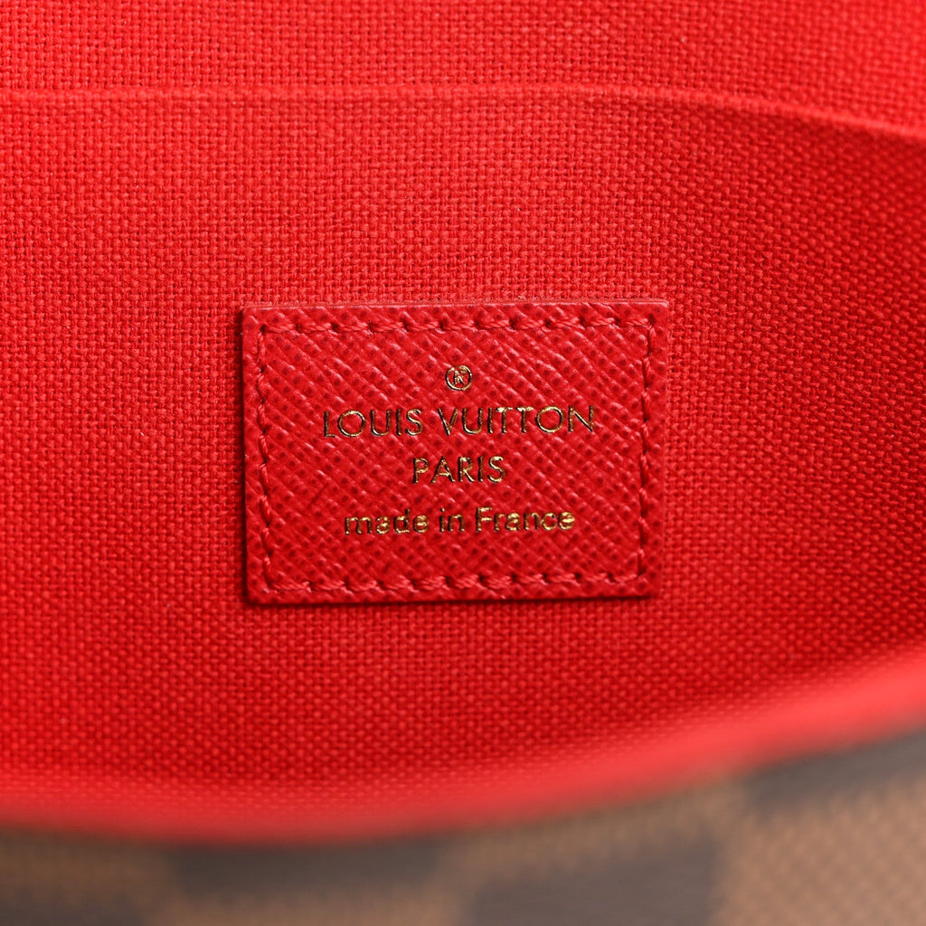 Damier Ebene Pochette Felicie Chain Wallet
