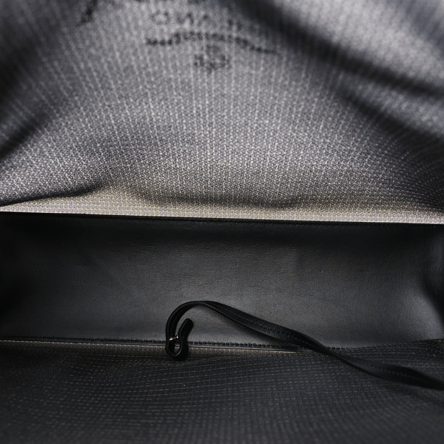 Mesh Sequin Spazzolato Logo Tote Black