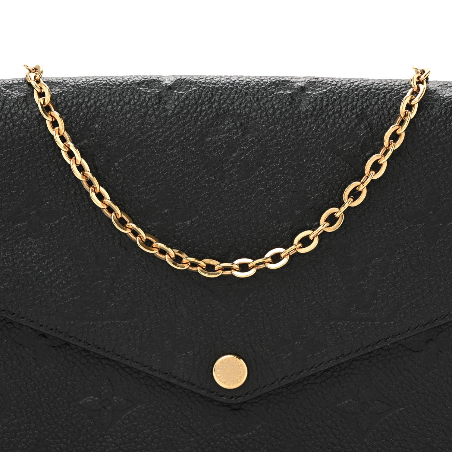 Empreinte Pochette Felicie Chain Wallet Black