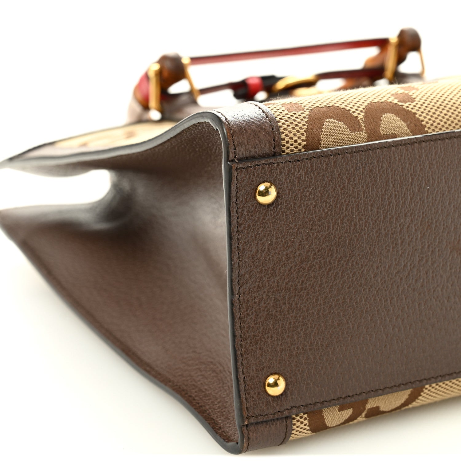 Monogram Jumbo GG Textured Dollar Calfskin  Medium Diana Tote Bag Camel Ebony New Acero Pomegranate Red