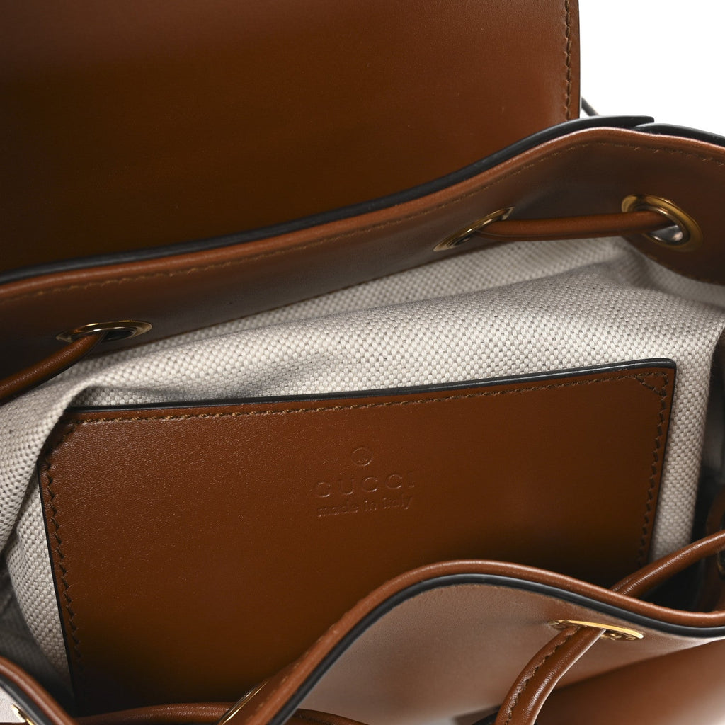 Calfskin Bamboo Backpack Cuir