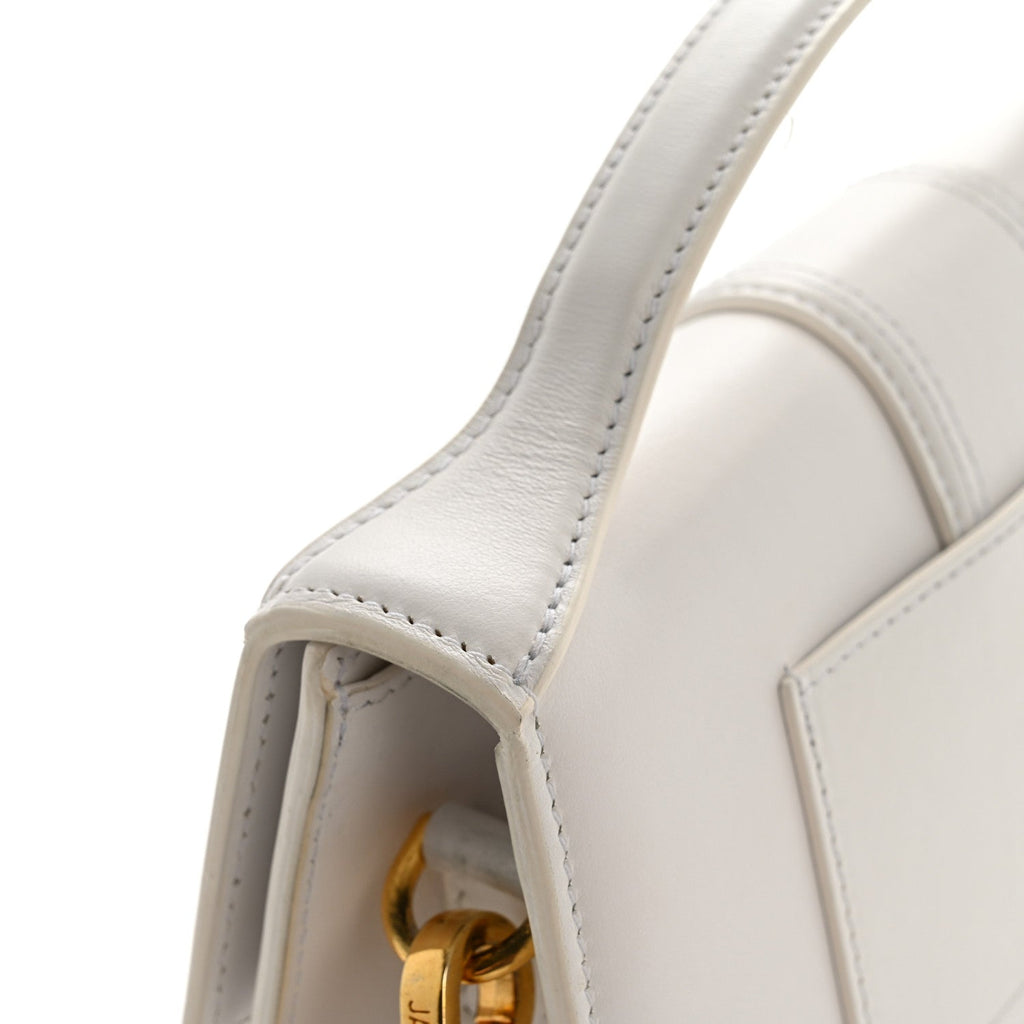 Smooth Calfskin Le Bambino White