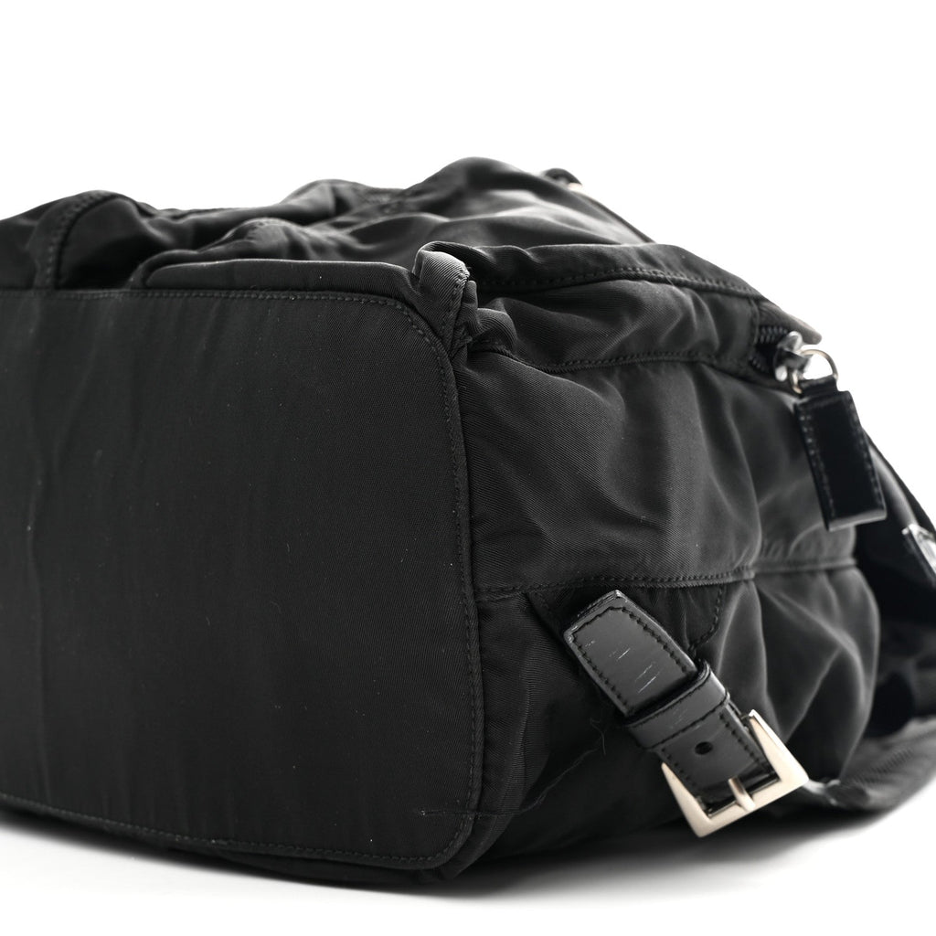 Nylon Vela Medium Backpack Black