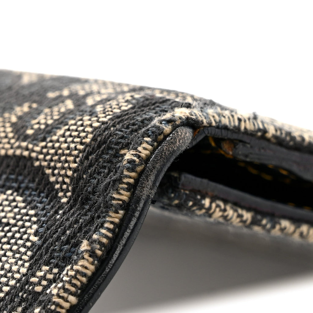 Monogram Saddle Wallet Navy