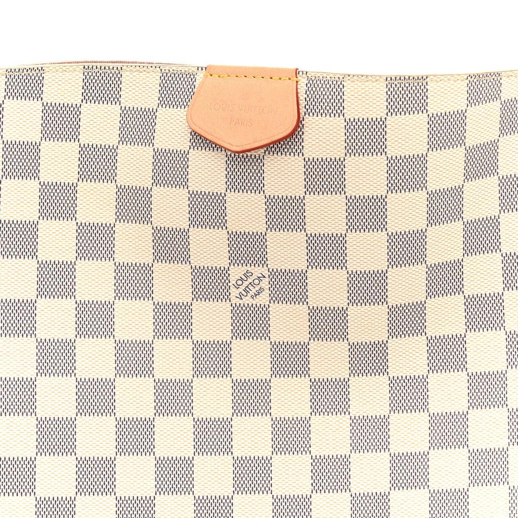Damier Azur Graceful MM Rose Ballerine