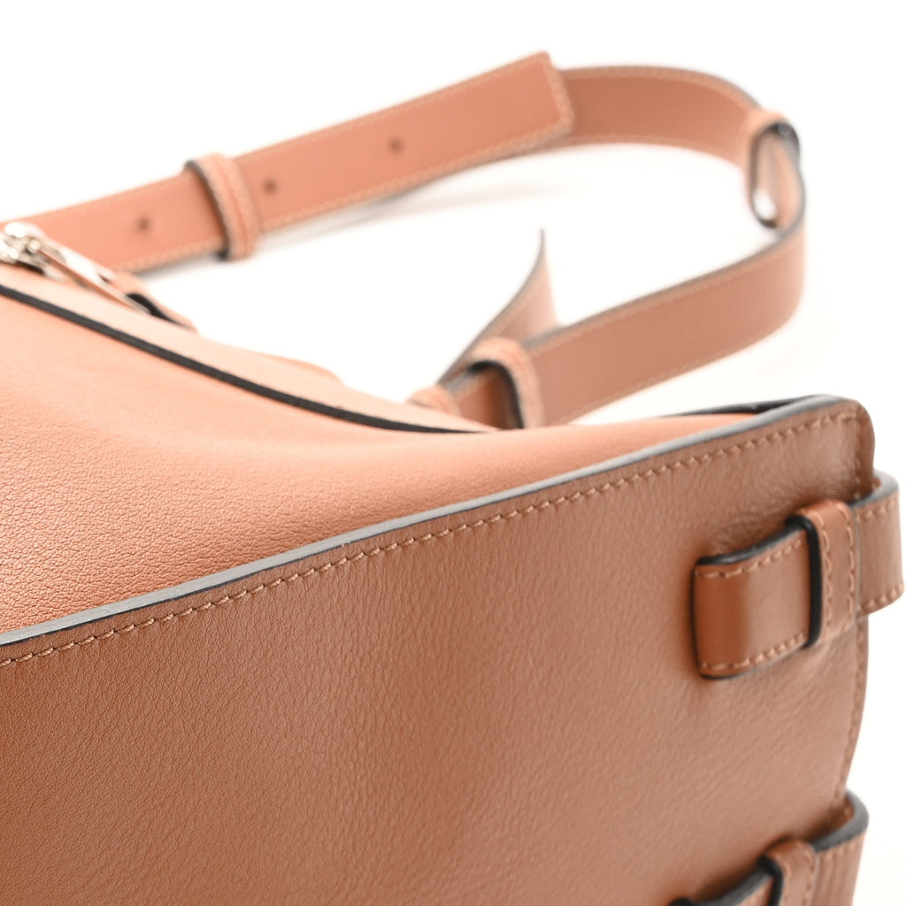 Calfskin Small Hammock Shoulder Bag Tan