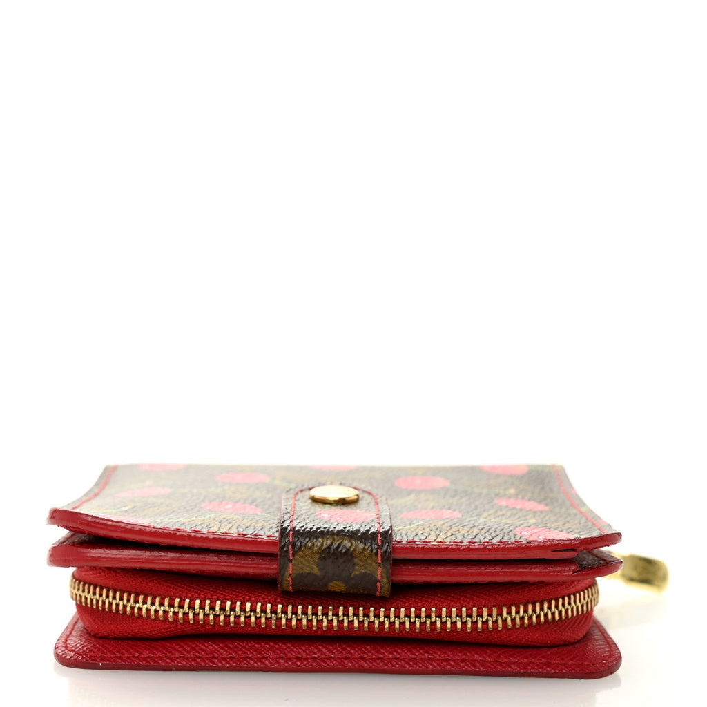 Monogram Cerises Compact Zipped Wallet