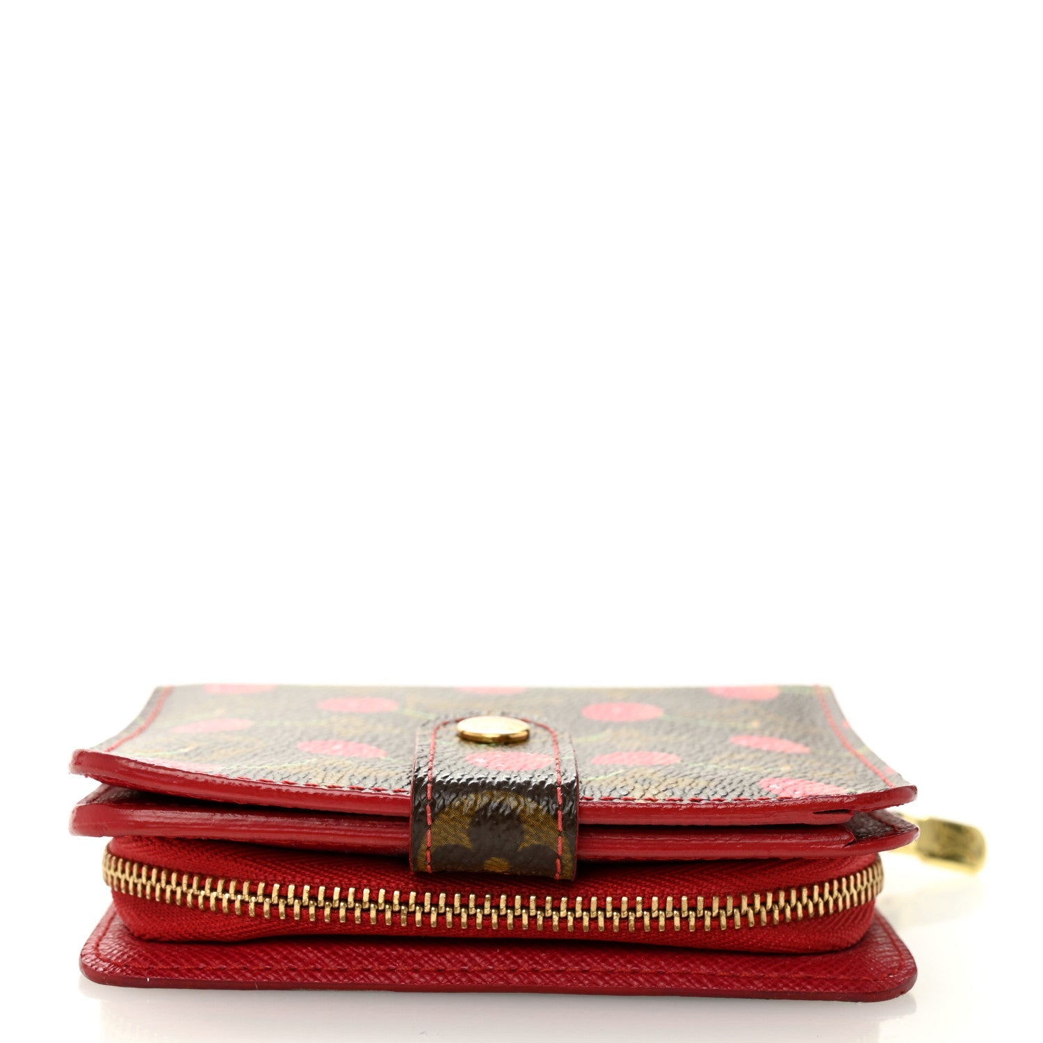 Monogram Cerises Compact Zipped Wallet