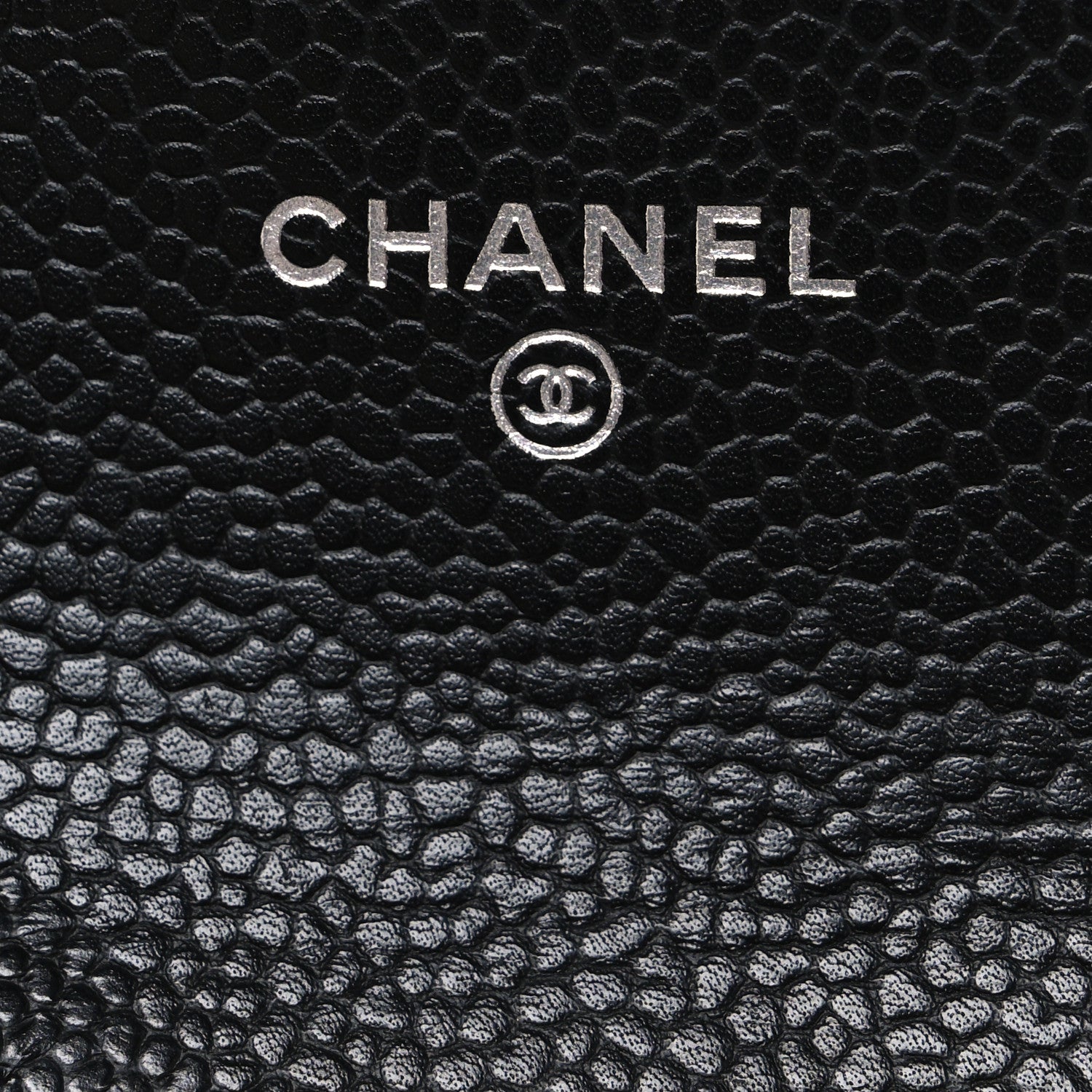 Caviar Quilted Flap  Holder Black