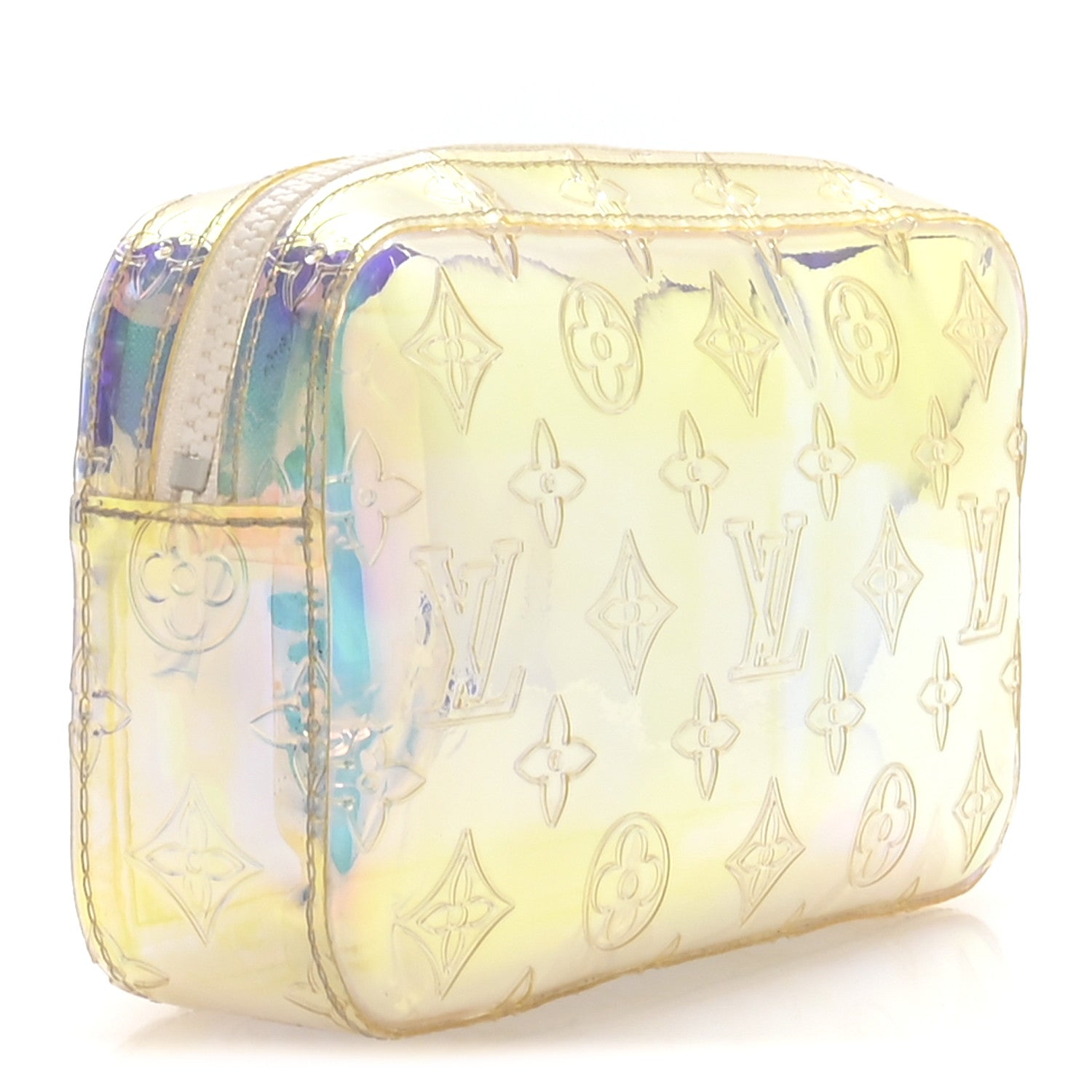 PVC Monogram Pochette Volga Iridescent Prism