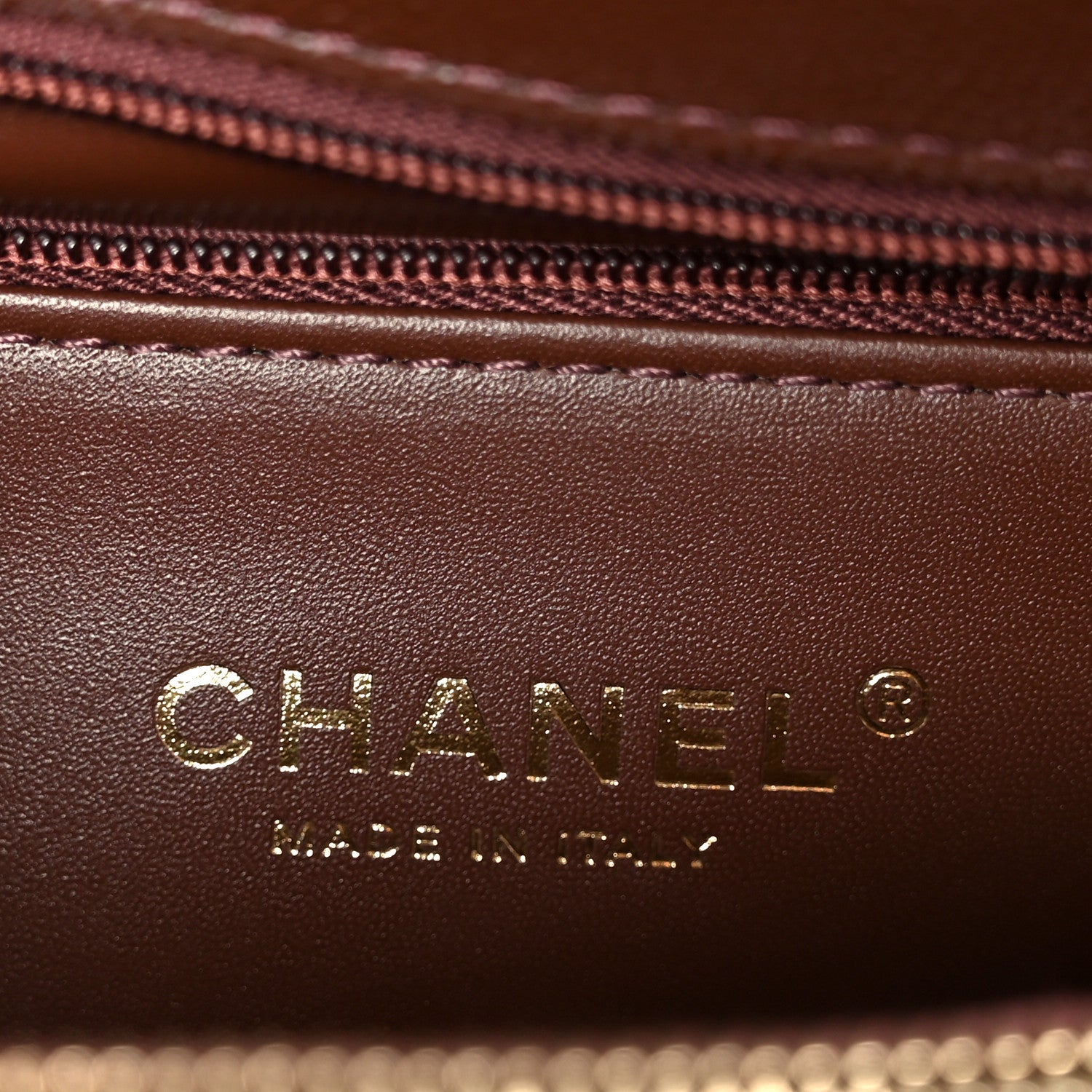 Caviar Quilted Small Coco Handle Flap Dark Brown