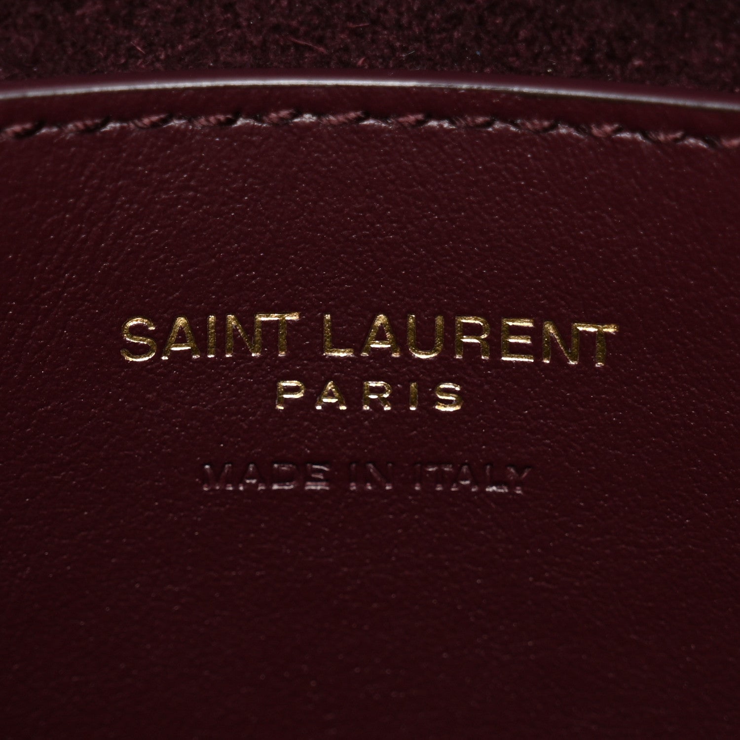 Patent Calfskin Mini Voltaire Top Handle Bag Dark Wine