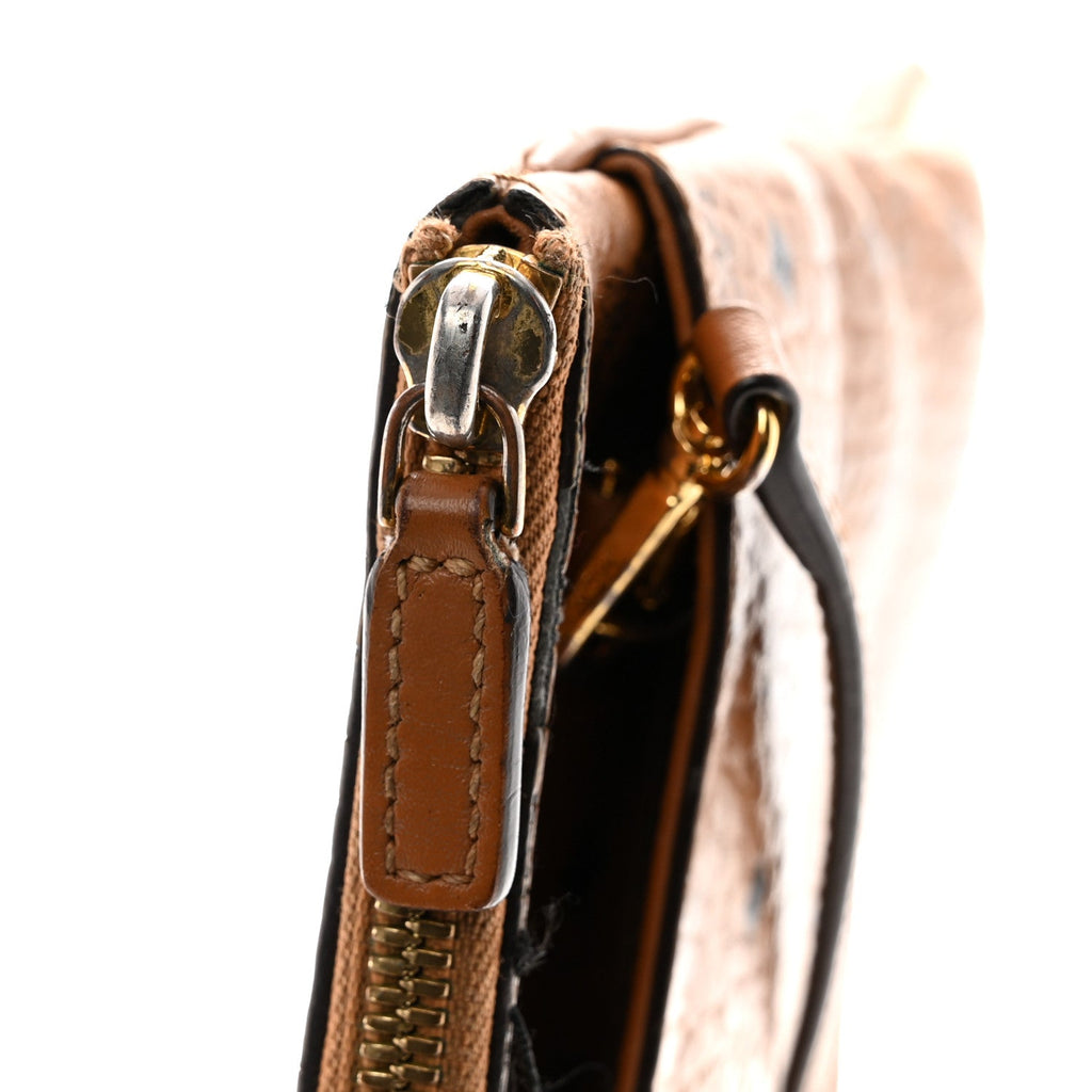 Visetos Medium Crossbody Pouch Cognac