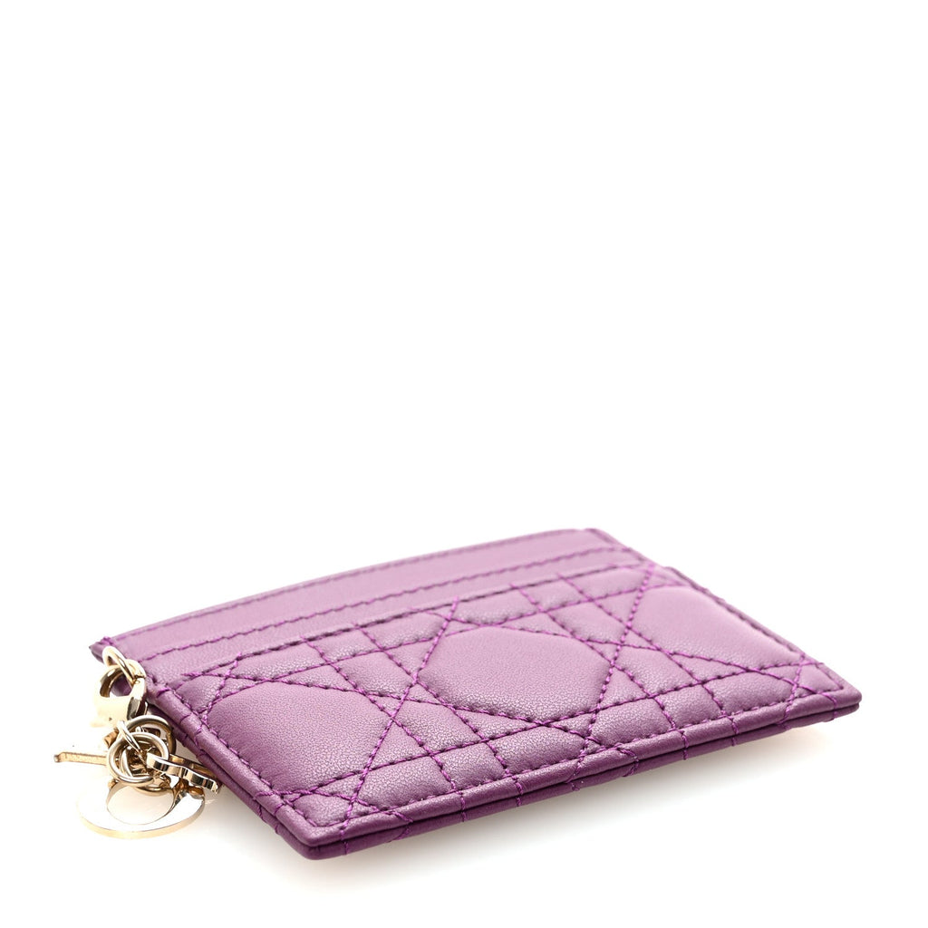 Lambskin Cannage Lady Dior  Holder More