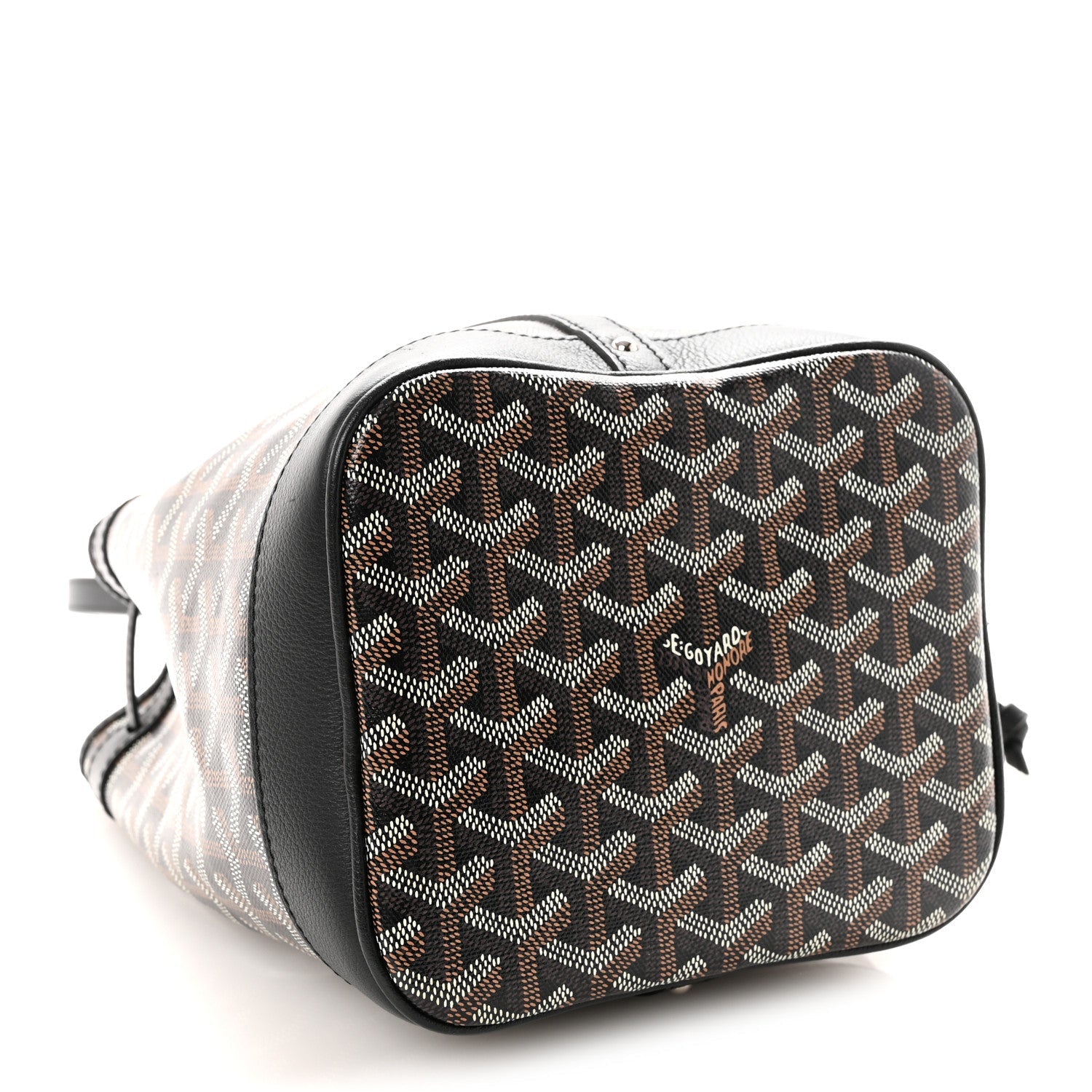Goyardine Petit Flot Bucket Bag PM Black