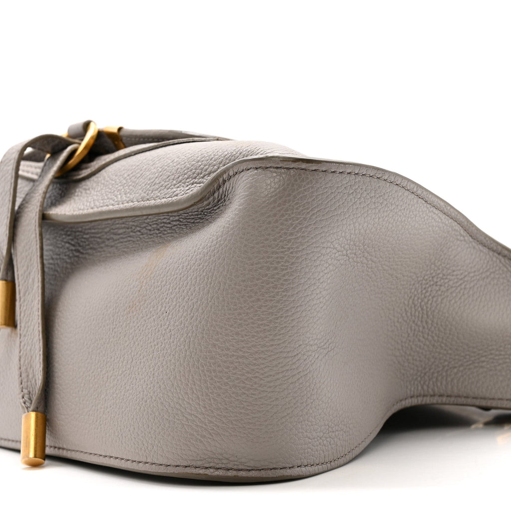 Calfskin Medium Marcie Satchel Cashmere Grey