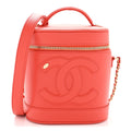 Lambskin Timeless Vanity Cosmetic Case Red