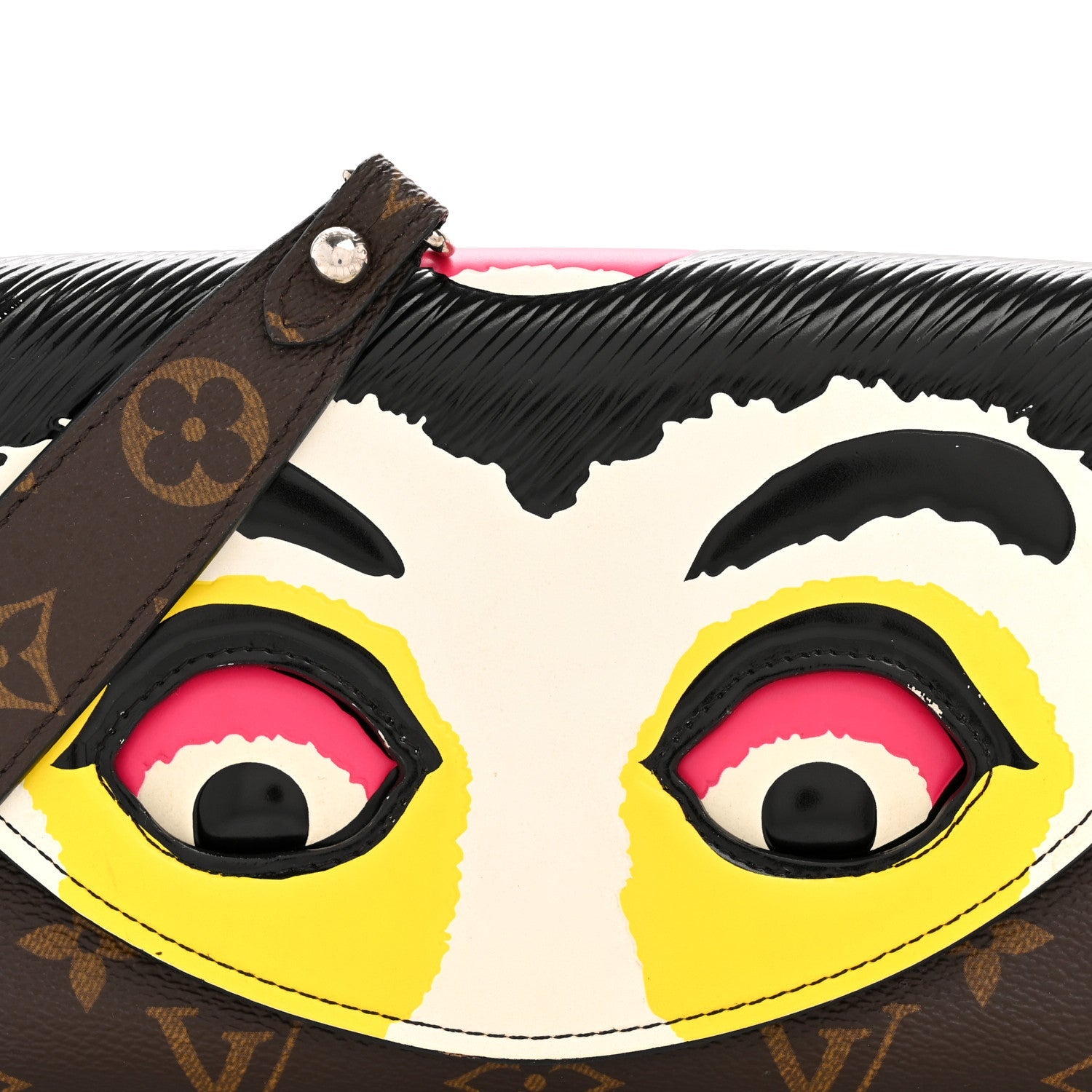 Monogram Kabuki Chain Wallet Black