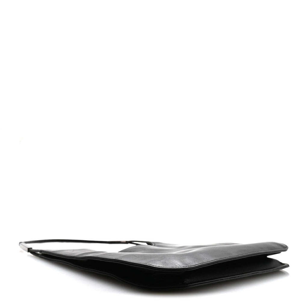 Calfskin Hobo Bag Black