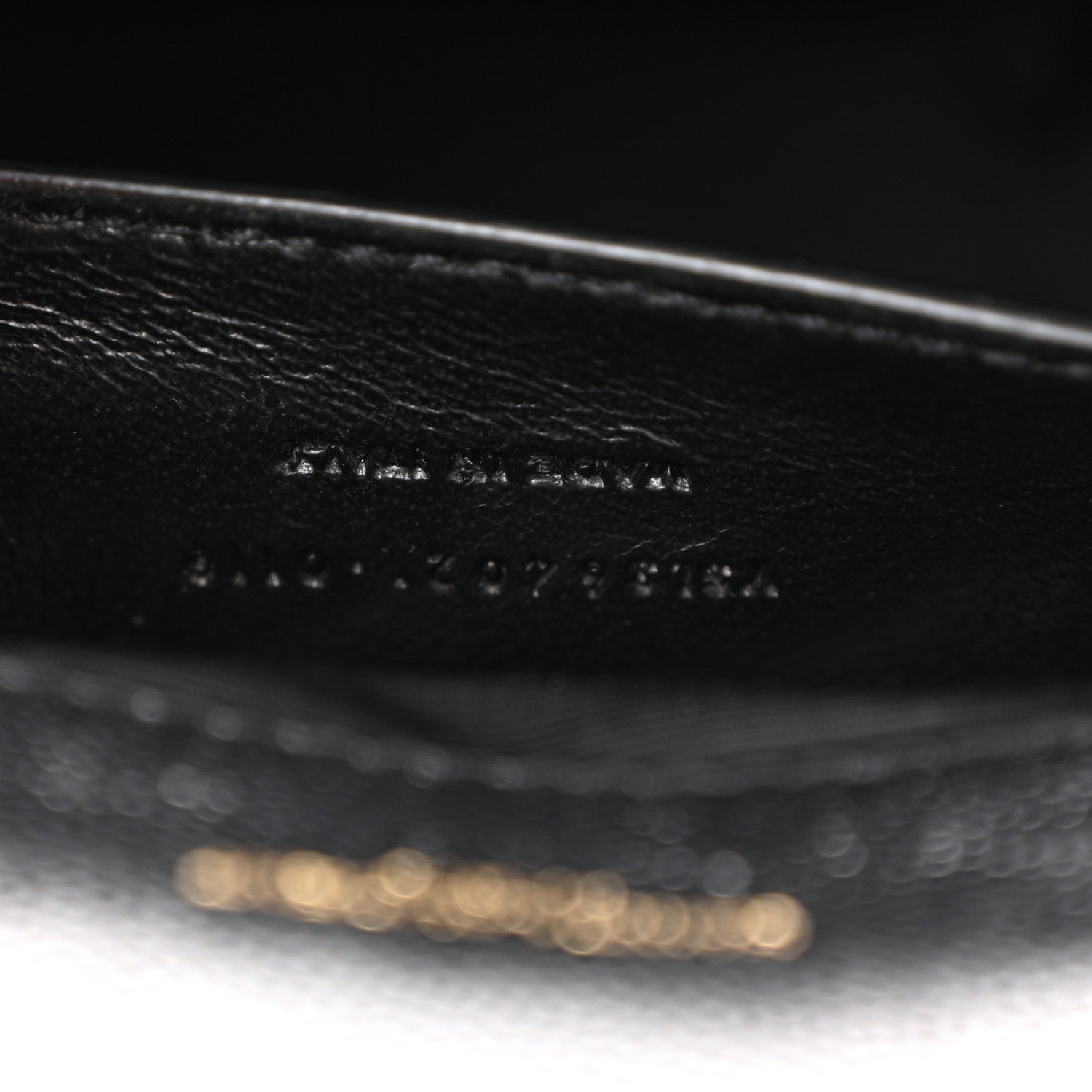 Grain De Poudre Medium Classic Monogram Kate Satchel Black