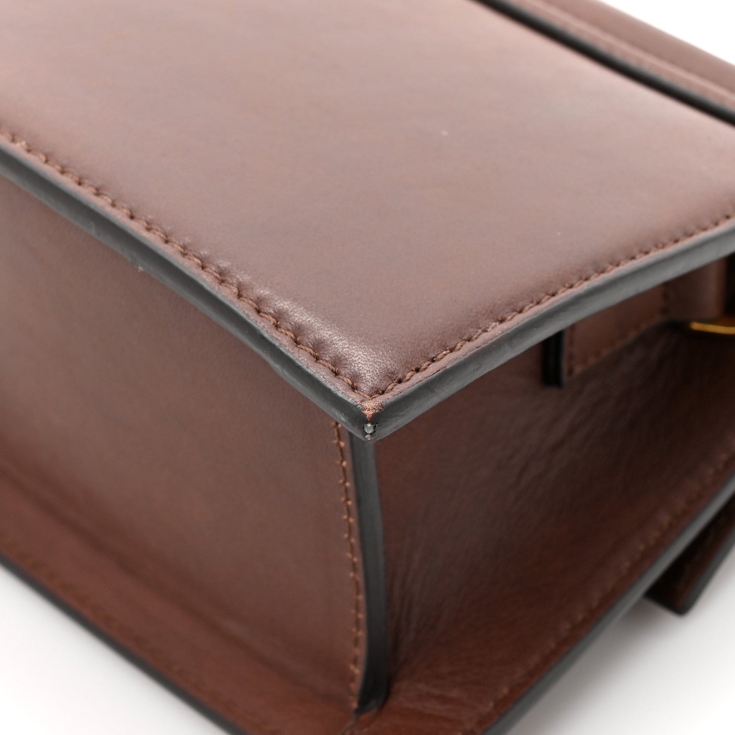 Smooth Calfskin Le Grand Chiquito Dark Brown