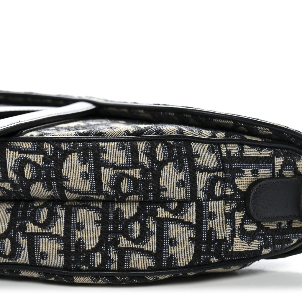 Oblique Saddle Bag Blue