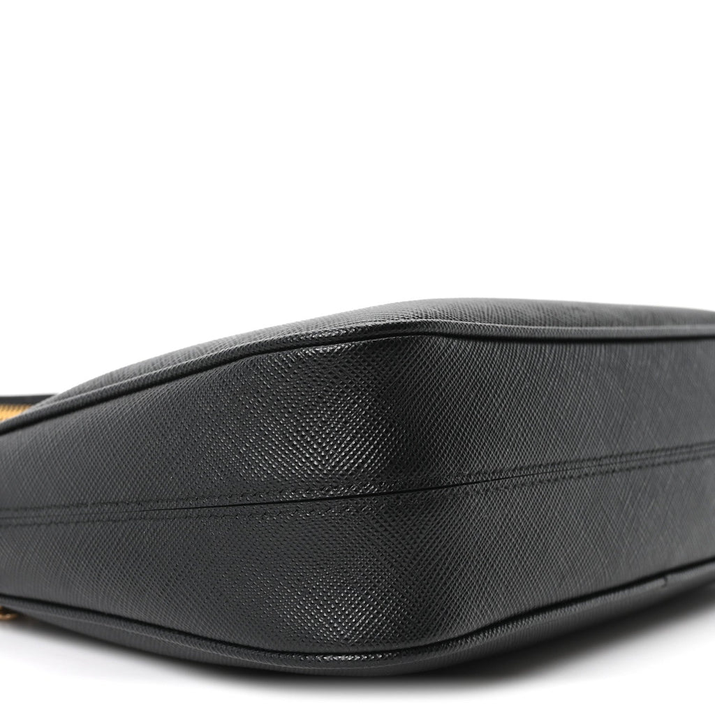 Saffiano Lux Re-Edition 2005 Shoulder Bag Black