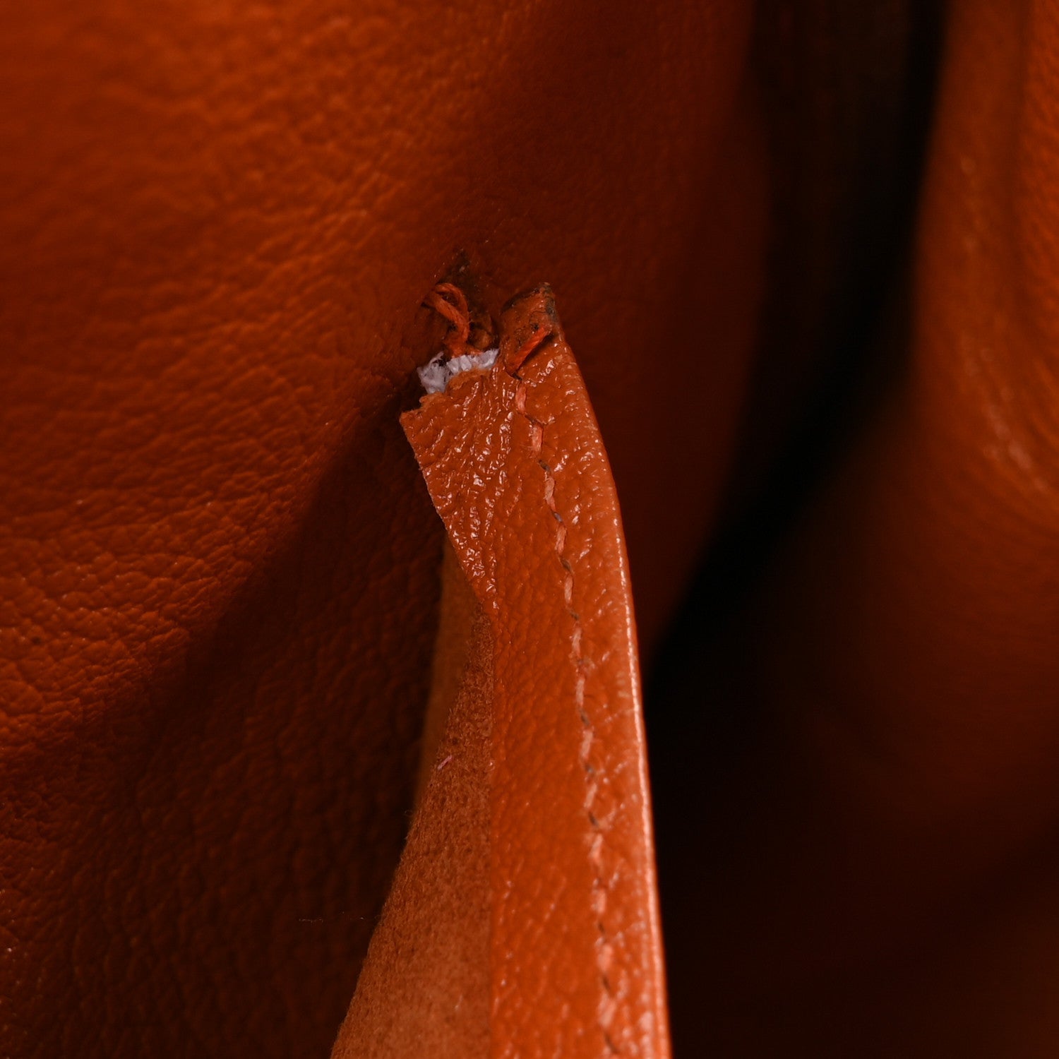 Taurillon Clemence Birkin 35 Orange