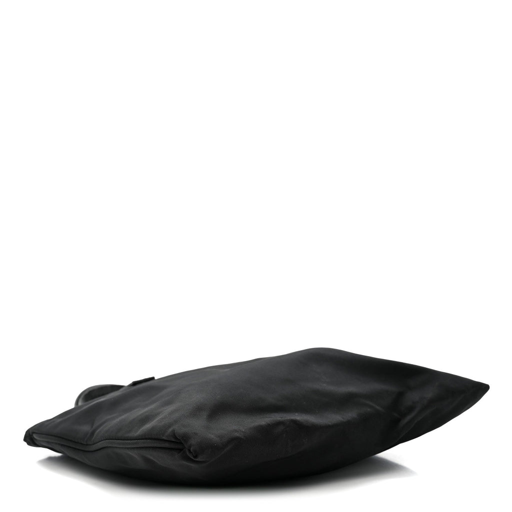 Tessuto Nylon Mini Shopping Tote Black