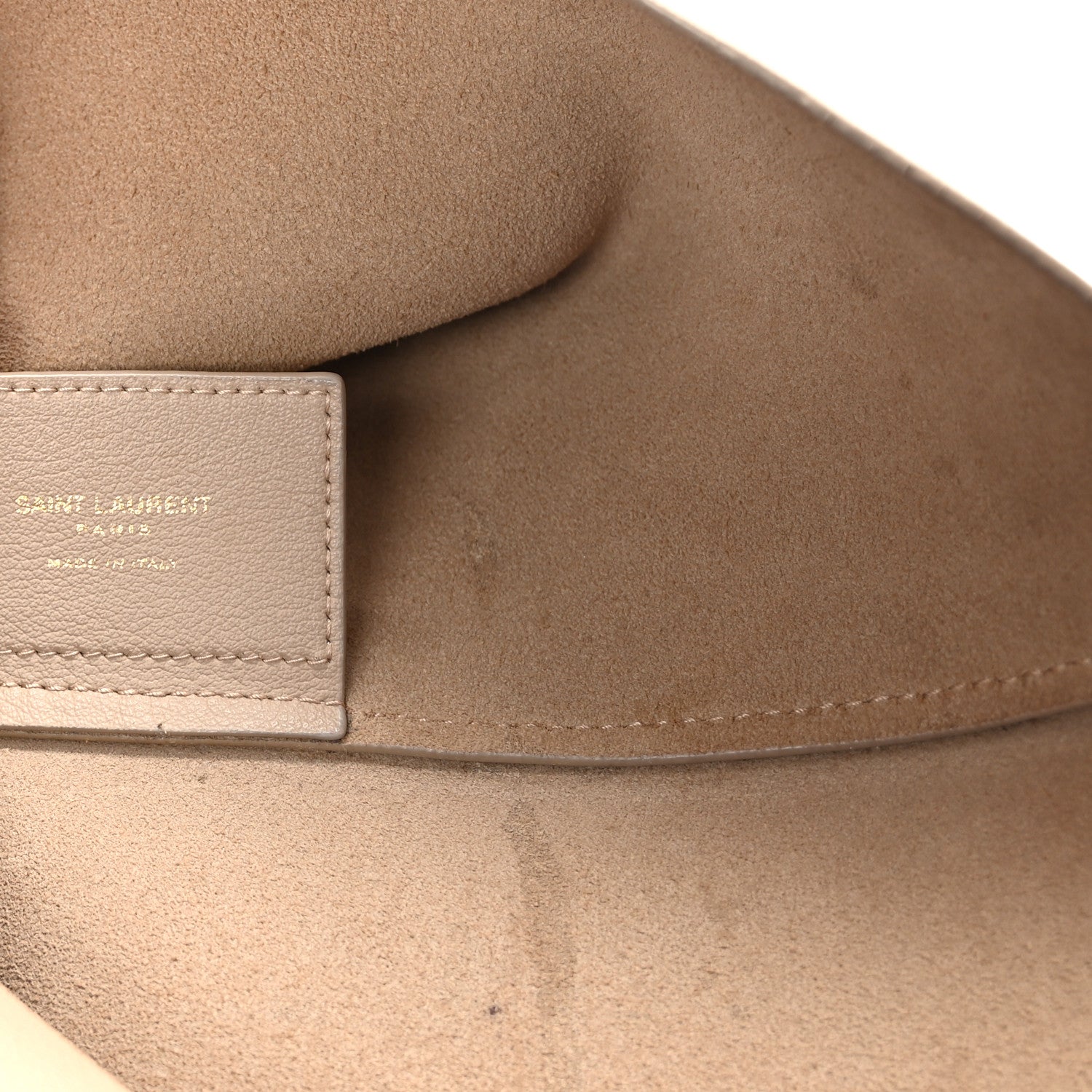 Calfskin Large Shopping Tote Dark Beige