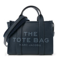 Grained Calfskin Small The Tote Bag Blue Sea