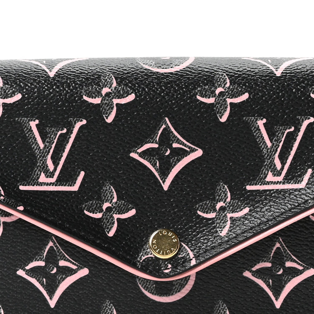 Monogram Fall For You Felicie Strap & Go Black
