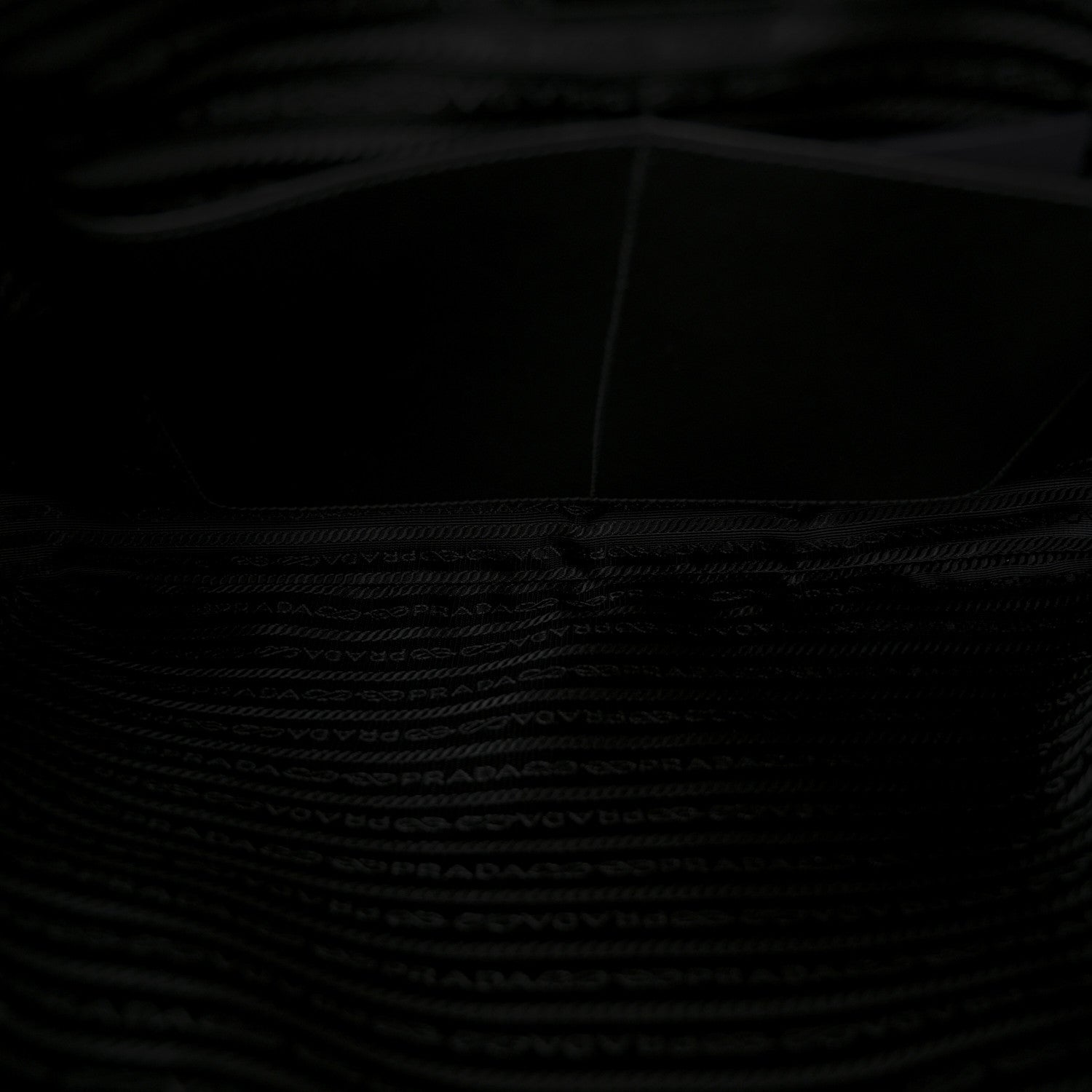 Re-Nylon Saffiano Metal Triangle Logo Briefcase Black