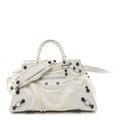 Agneau Arena Neo Cagole City Handbag Optic White