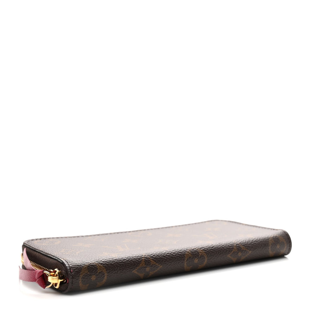 Monogram Clemence Wallet Fuchsia