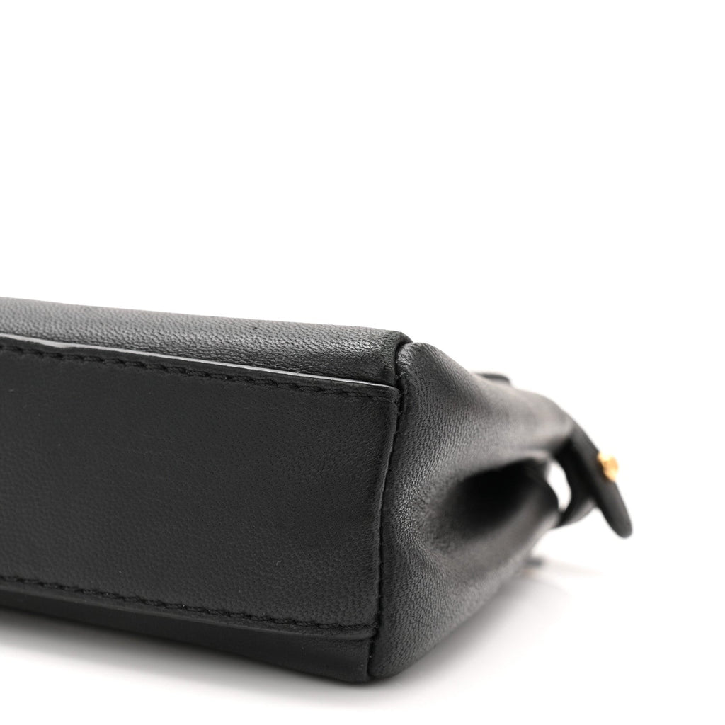 Nappa Micro Peekaboo Iconic Satchel Black