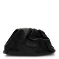 Smooth Butter Calf The Pouch Oversized Clutch Black