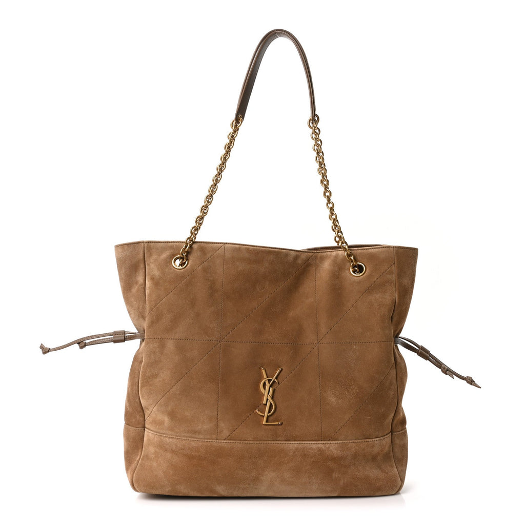 Suede Medium Jamie Shopping Tote Golden Leaf