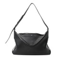 Supple Calfskin Large Romy Shoulder Bag Black