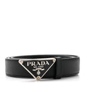 Saffiano Triangle Belt 100 40 Black