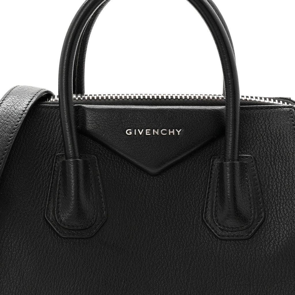 Sugar Goatskin Small Antigona Black