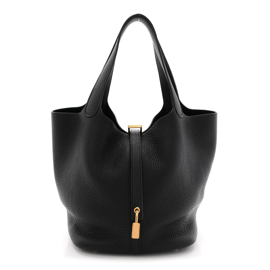 Taurillon Clemence Picotin Lock 22 MM Black